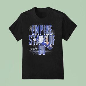 Cam Skattebo Empire State Of Bo New York Giants Football T Shirt