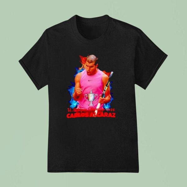 Carlos Alcaraz Us Open Champion T Shirt