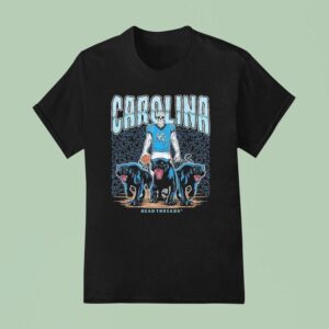 Carolina Panthers Dead Threads Skeleton T Shirt