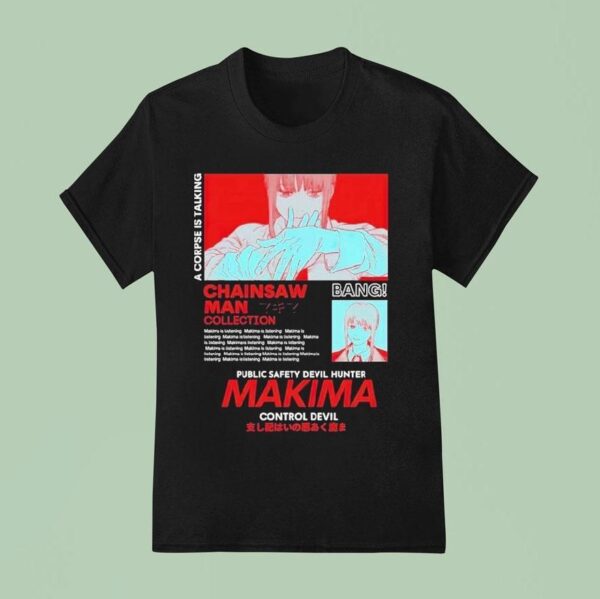 Chainsaw Man Makima Control Devil Bang T Shirt