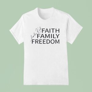 Charlie Kirk Faith Family Freedom Signature T Shirt