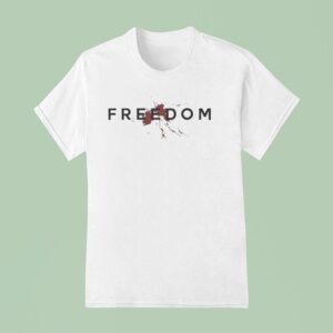 Charlie Kirk Freedom Blood T Shirt