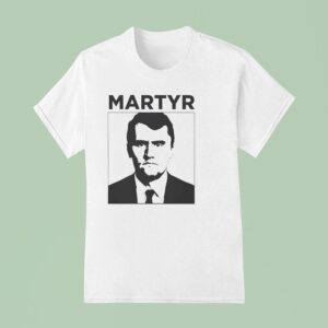 Charlie Kirk Martyr Portrai T Shirt