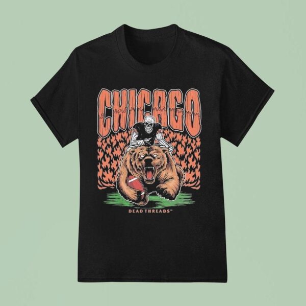 Chicago Bears Dead Threads Skeleton T Shirt