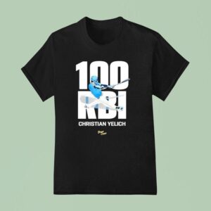 Christian Yelich Rbi Milwaukee Brewers Baseball T Shirt
