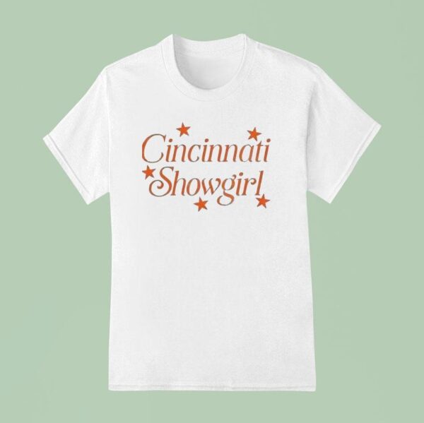 Cincinnati Womens Teal Showgirl T Shirt