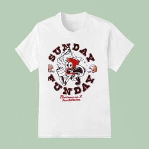Cleveland Browns Sunday Funday Bottoms Up And Touchdowns T Shirt