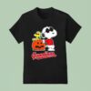 Cleveland Guardians Snoopy Woodstock Pumpkin Halloween T Shirt
