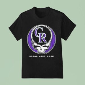 Colorado Rockies Grateful Dead Steal Your Base T Shirt