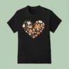 Cozy Autumn Hear T Shirt