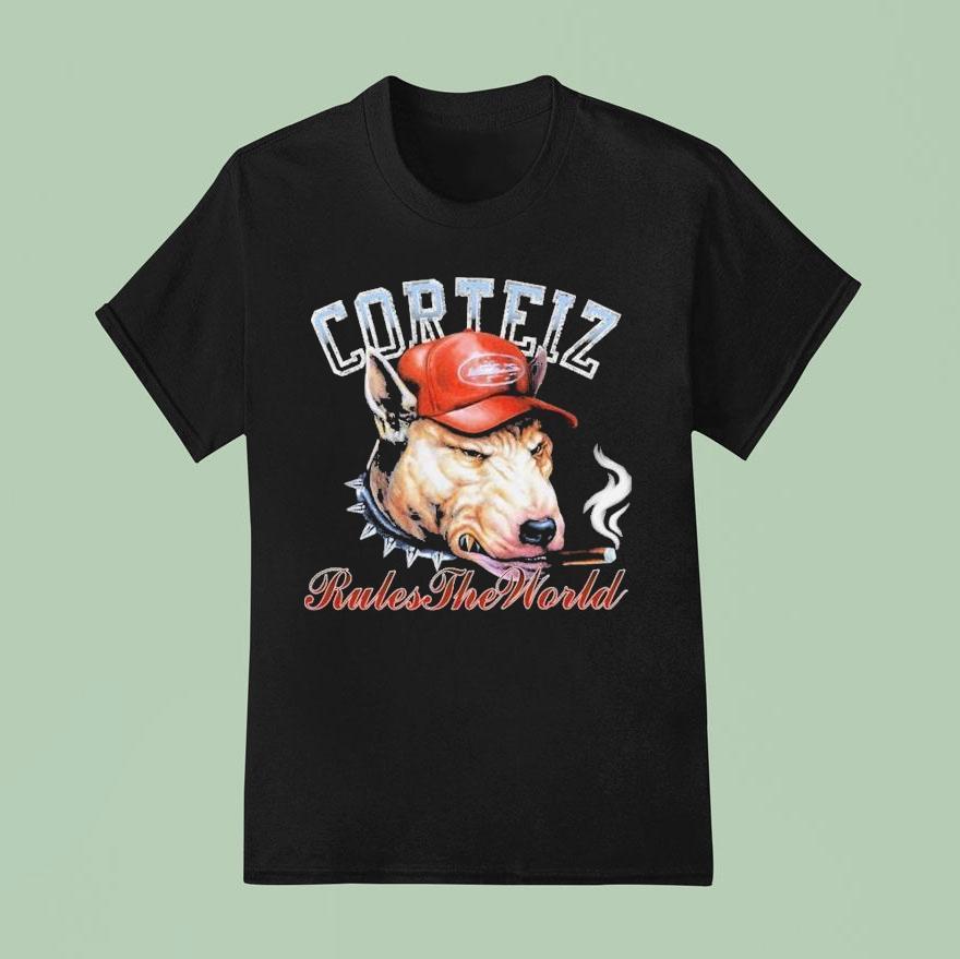 Crtz Rules The World Dog Pound Ciggarates T Shirt