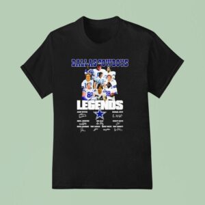 Dallas Cowboys Team Legend Signatures T Shirt