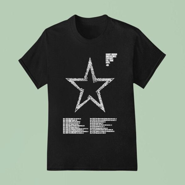 Danny Brown Underscores Femtanyl Tour Star T Shirt