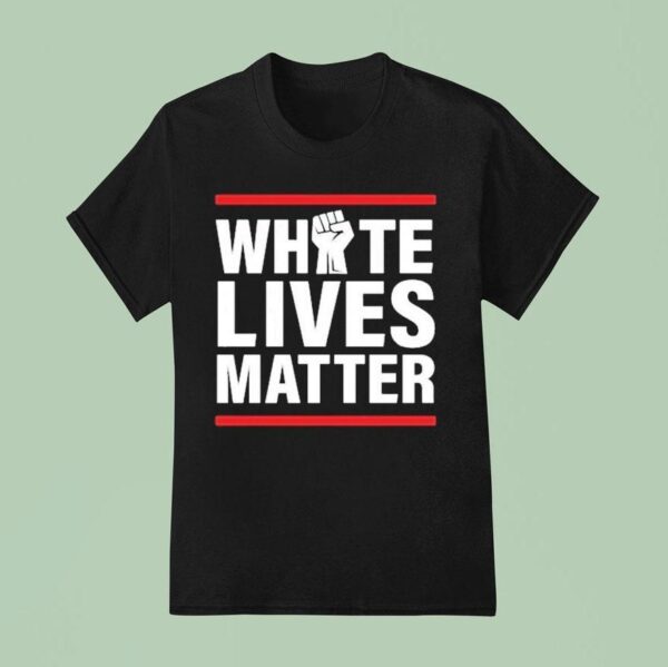 Dariusz Matecki Wearing White Lives Matter T Shirt