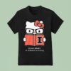 Dave Portnoy Illinois Fighting Illini Hello Kitty Being Smart Is Always In Style Book T Shirt