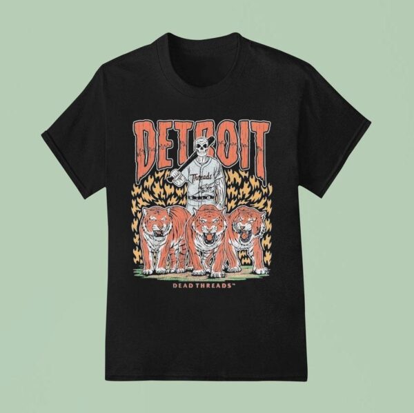 Detroit Tigers Dead Threads T Shirt