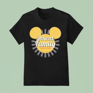 Disneyland Mickey Mouse Dekezel Family Sunburst Family Vacation T Shirt