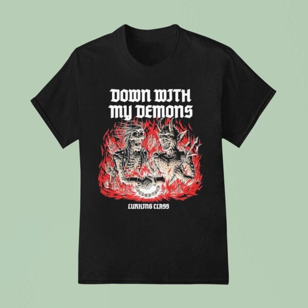 Down With My Demons X Stikker Lurking Class T Shirt