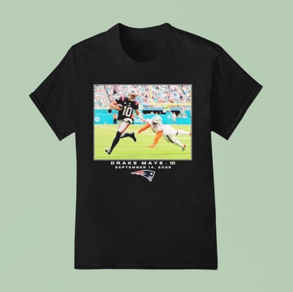 Drake Maye New England Patriots Nfl Flash Features Week September T Shirt