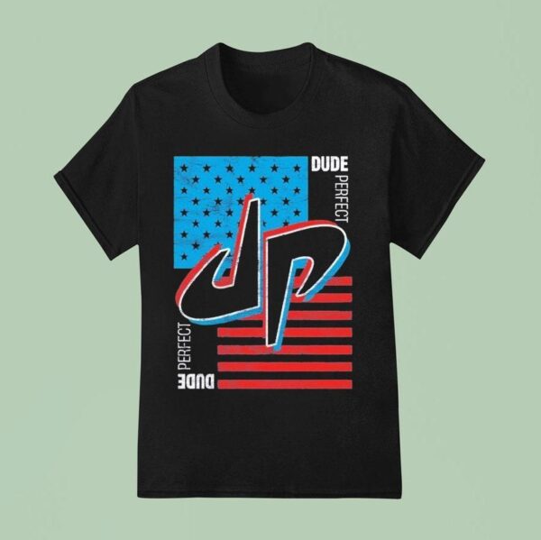 Dude Perfect Hero Tour Patriotic T Shirt