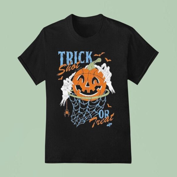 Dude Perfect Trick Shot Or Treat Pumpkin Skeleton Hands Halloween T Shirt