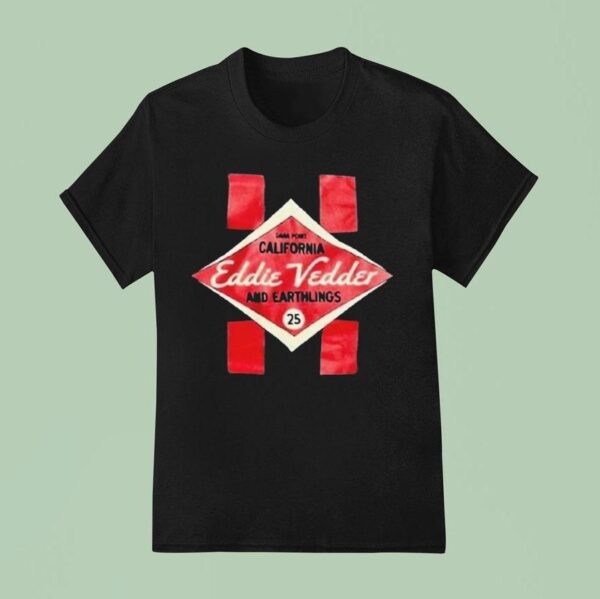 Eddie Vedder Ohana Festival Dana Point Ca At Doheny State Beach On September T Shirt