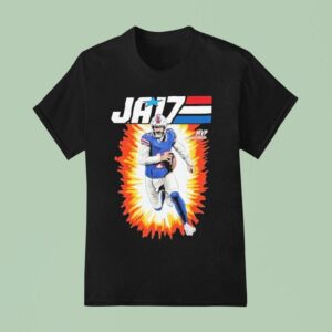 Eric Wood Josh Allen Ja Velven Plush Quarter Back T Shirt