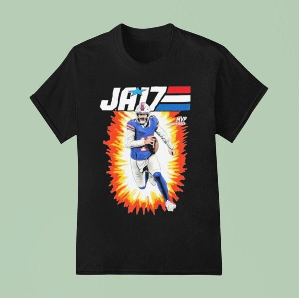 Eric Wood Josh Allen Ja Velven Plush Quarter Back T Shirt
