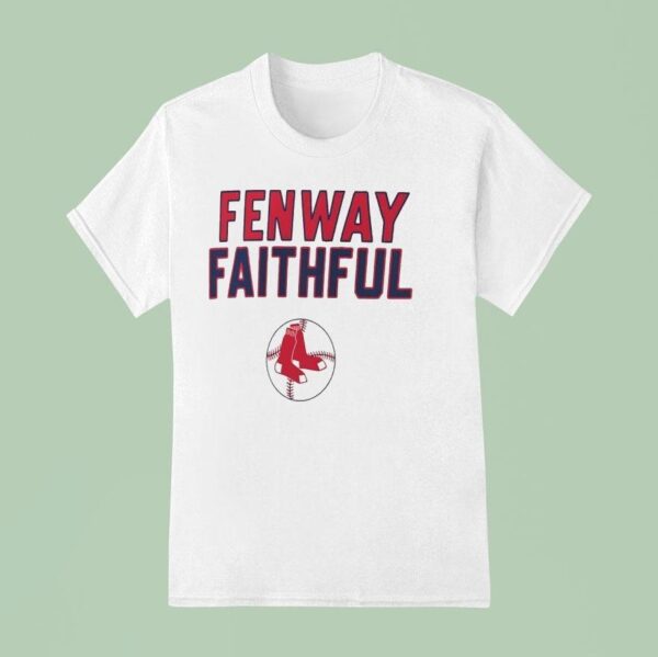 Fenway Faithful Boston Red Sox Baseball Logo T Shirt
