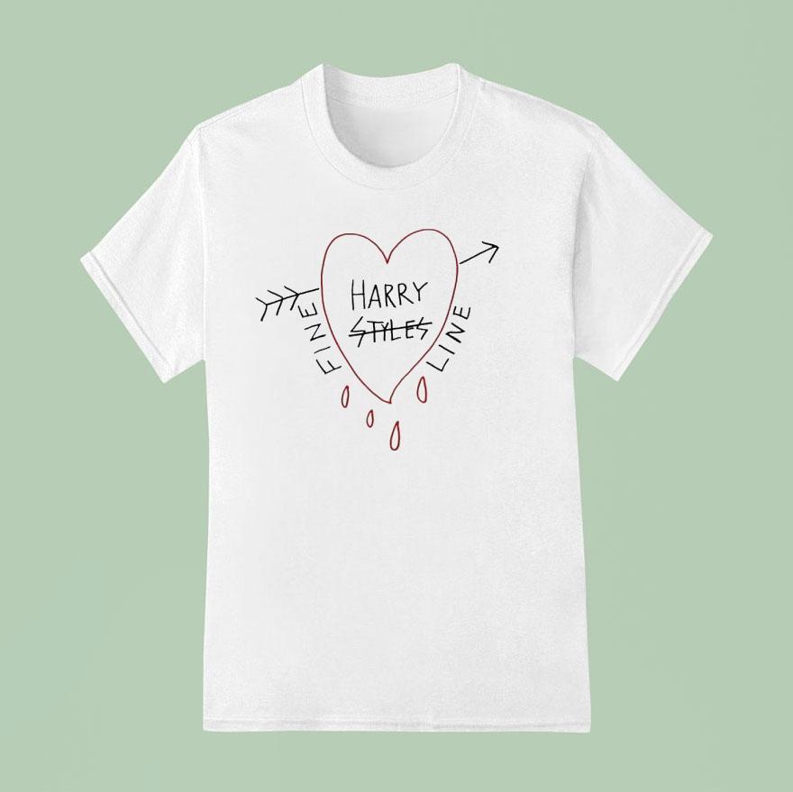 Fine Harry Line Hear T Shirt