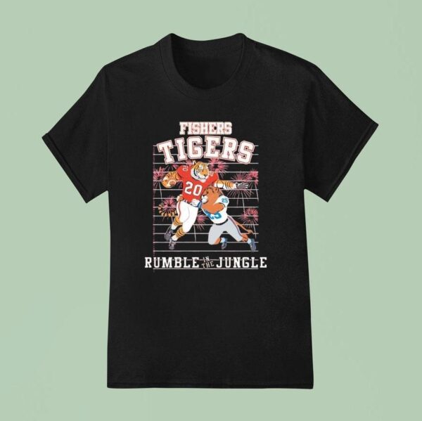 Fishers Tigers Rumble In The Jungle Tigers Vs Lions Football T Shirt