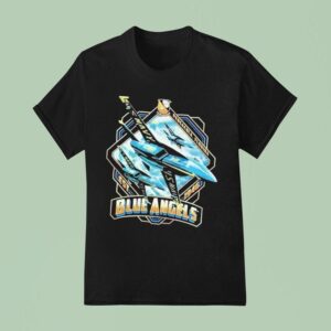 Flight Deck Naval Aviation Blue Angels Flash T Shirt