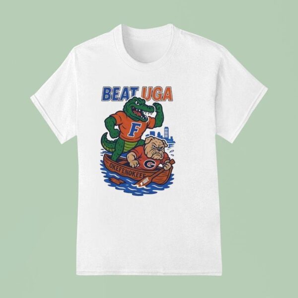 Florida Gators Beat Uga Georgia Bulldogs Okefenokee T Shirt
