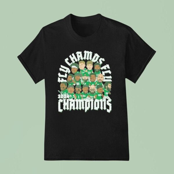 Fly Champs Fly Philadelphia Eagles Champions Cartoon T Shirt