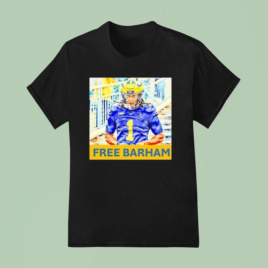 Free Jaishawn Barham Michigan Wolverines Football T Shirt