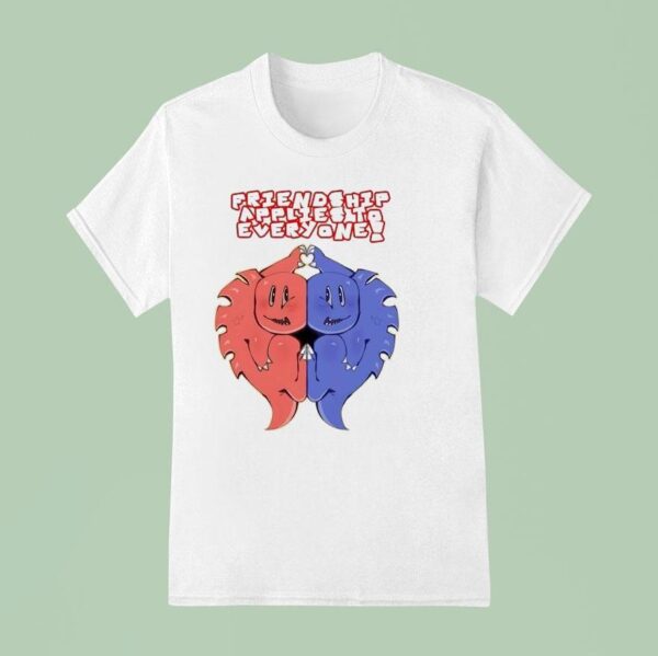 Friendship Applies To Everyone Cartoon T Shirt