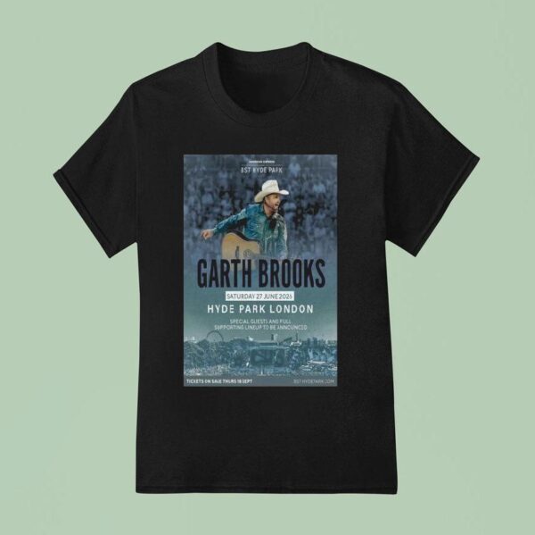Garth Brooks June Hyde Park London T Shirt