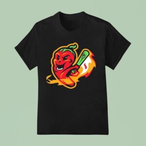 Gastonia Ghost Peppers Duo Logo T Shirt
