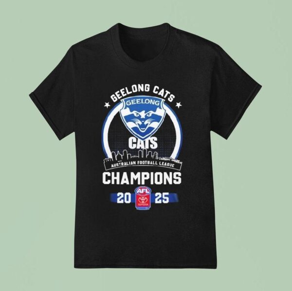 Geelong Cats Afl Champions Toyota T Shirt
