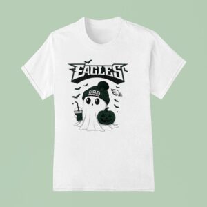 Ghost Philadelphia Eagles Football Halloween T Shirt