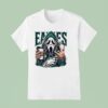 Ghostface Drinking Coffee Philadelphia Eagles T Shirt
