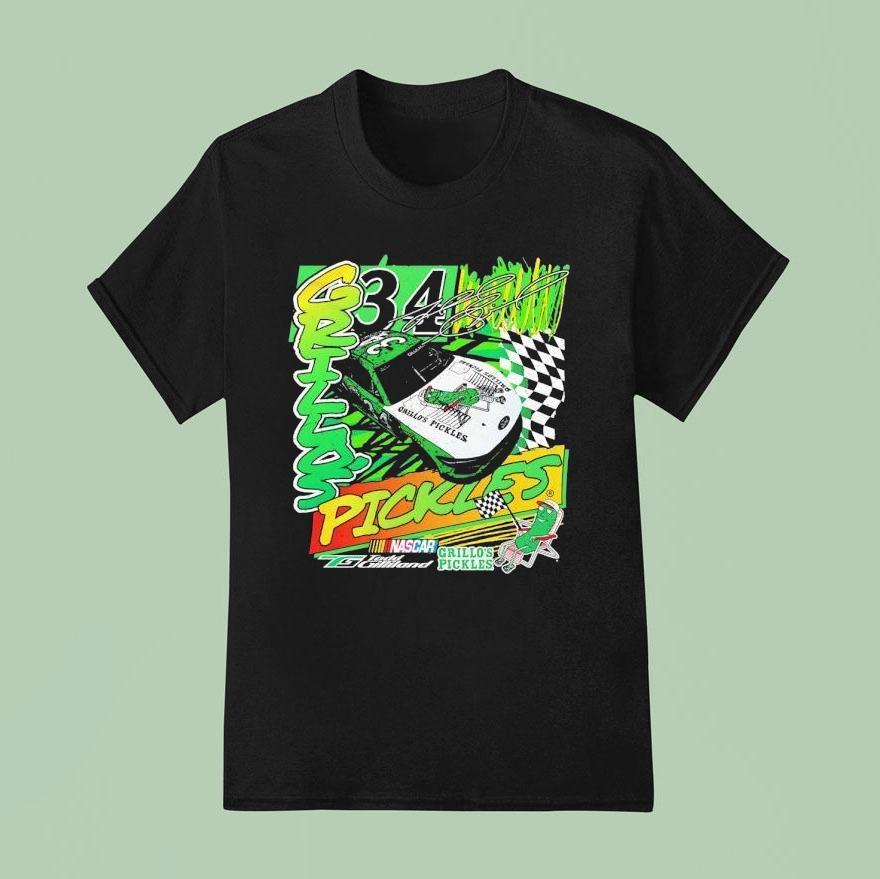 Grillo S Pickles Nascar Todd Gilliland Racing Signature T Shirt