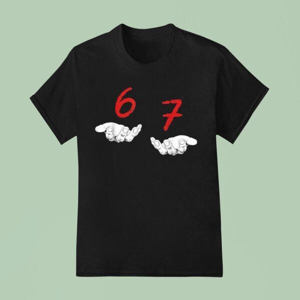 Hands Six Seven Gen Alpha Slang T Shirt