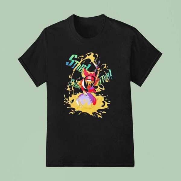 Hazbin Hotel Niffty Gold Glitter T Shirt