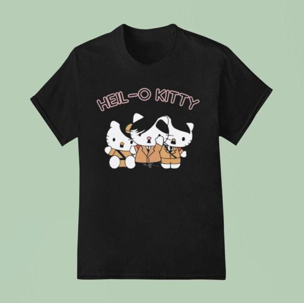 Heil O Kitty Adolf Hitler T Shirt