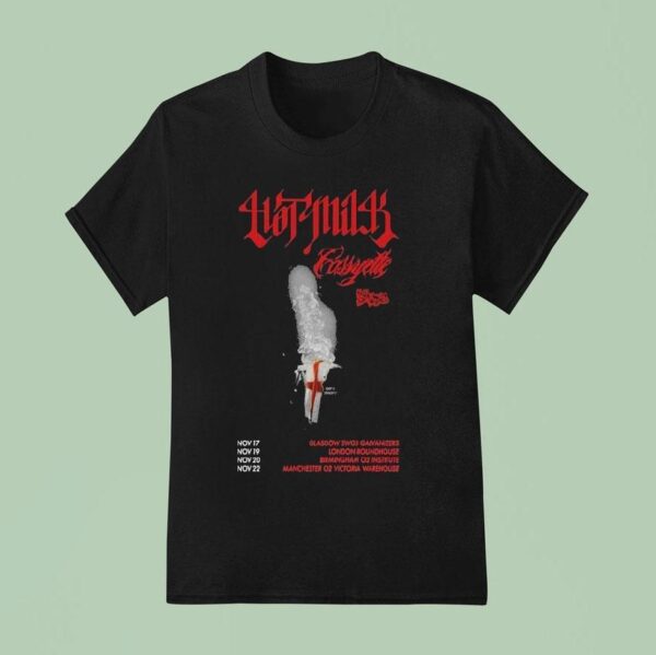 Hot Milk Uk Pop Punk Tour T Shirt