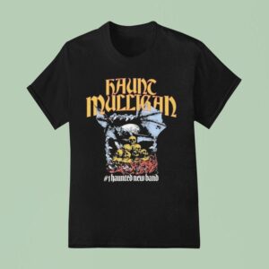 Hot Mulligan Haunted New Band Skull Pile T Shirt