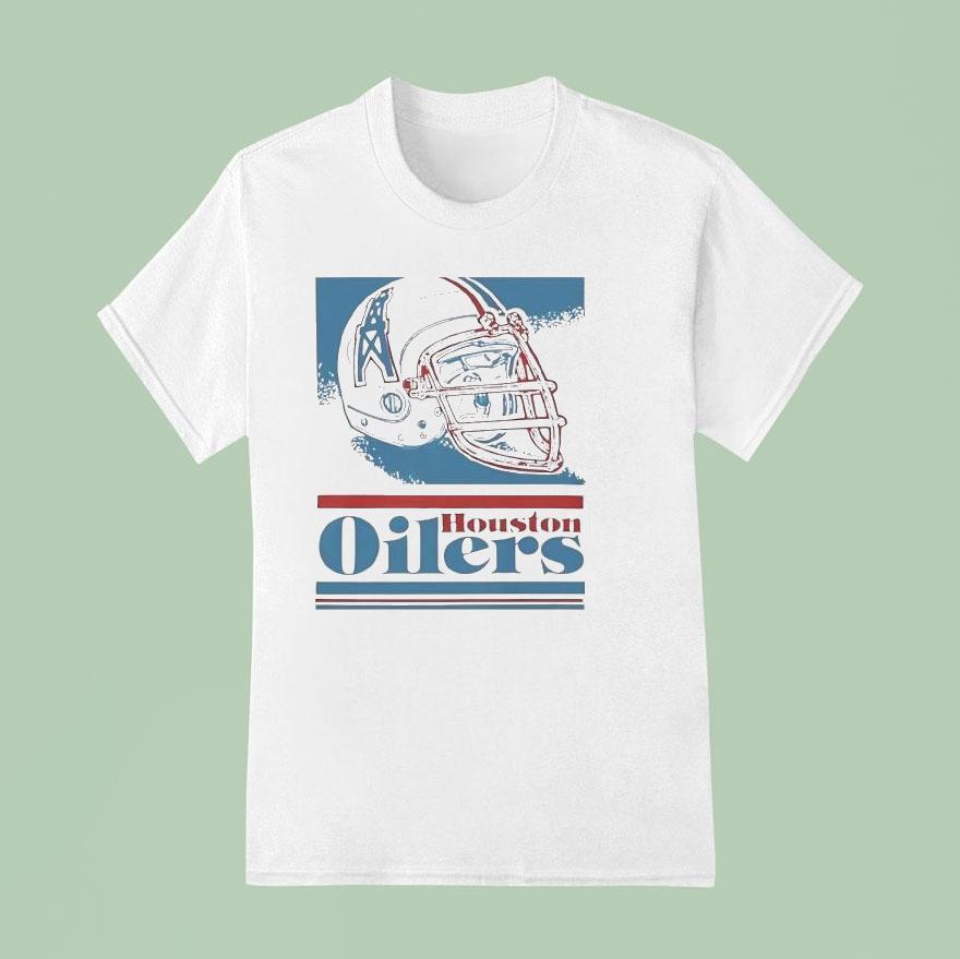 Houston Oilers Football Helme T Shirt