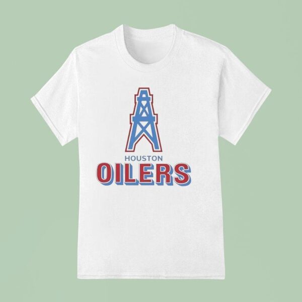 Houston Oilers Football Logo T Shirt