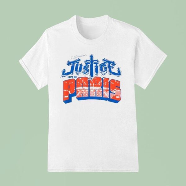 I Survived Justice Live In Paris T Shirt